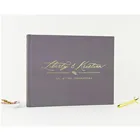 Персонализированная Золотая Свадебная Гостевая книга с именами Mr или Mrs, вензель на заказ из золотой фольги на день рождения, памятная фотография, Книжная будка