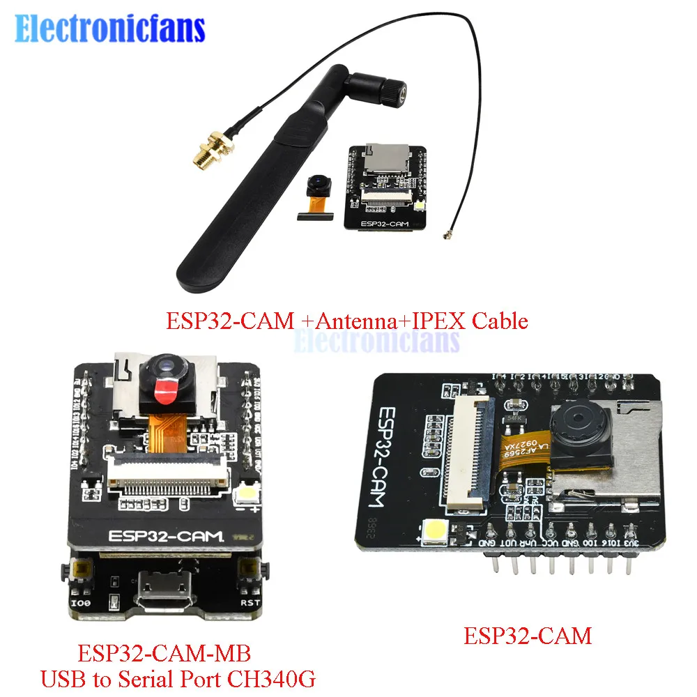 ESP32 CAM MB Micro USB для последовательного порта CH340G WIFI Bluetooth плата OV2640 модуль камеры с