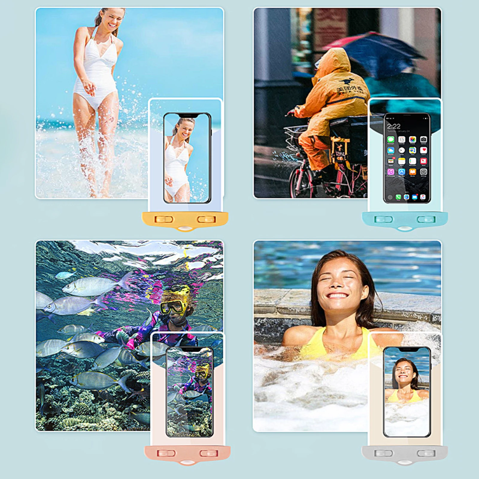 Флип-чехол для телефона сумка плавания и дайвинга подводная сухая чехол водных