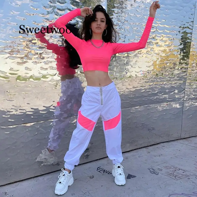 Спортивные штаны осенние женские свободные для йоги спортивные брюки упражнений