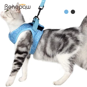 Удобный поводок для кошек Benepaw, ульсветильник Кая поводок для котят, подходящая для бега амортизирующая поводок для защиты от ударов, щенки, кролики