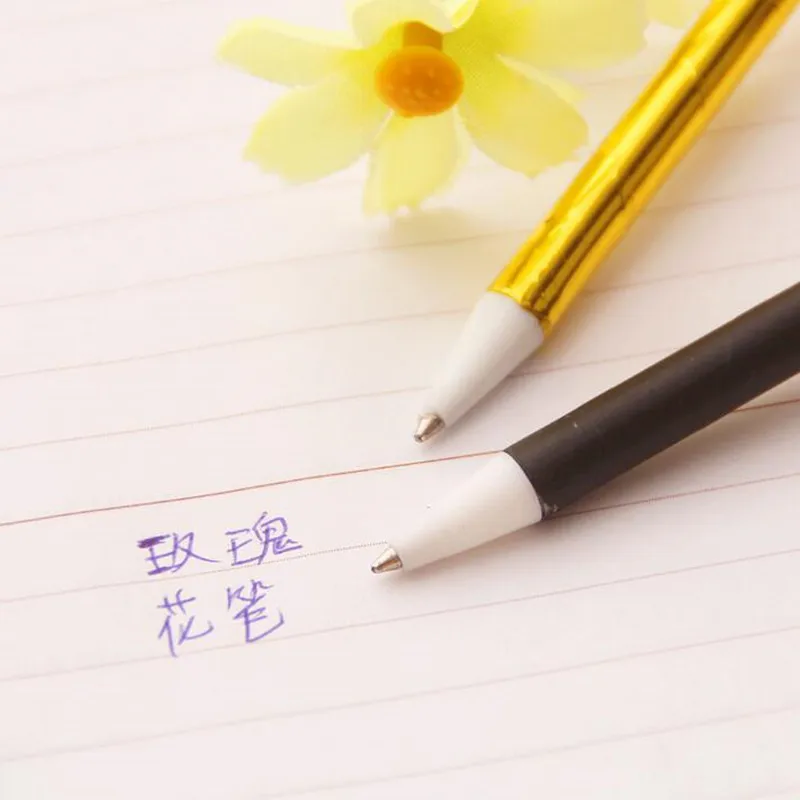 

2021 Creative Flower Ballpoint Pen Kids Students School Stationery Gift Bitrthday Party Favor