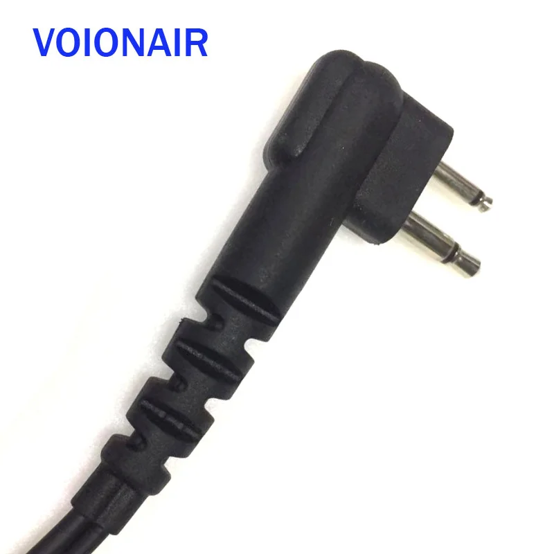 VOIONAIR 10 шт./лот D-образная петля наушники гарнитура PTT микрофон для Motorola CP200 DP1400 YAESU