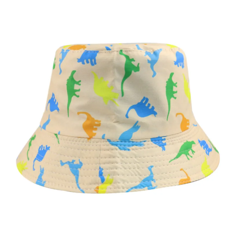 

New Fashion Woman Cap Summer Dinosaur Fisherman Hats Fishing Caps Women Mens