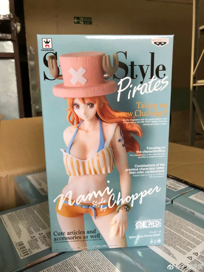 

ONE PIECE GK Action Figure Eiichiro Oda Anime Model Joba hat Nami Light blue PVC Action Figure Anime Figure Model Toy Doll Gift