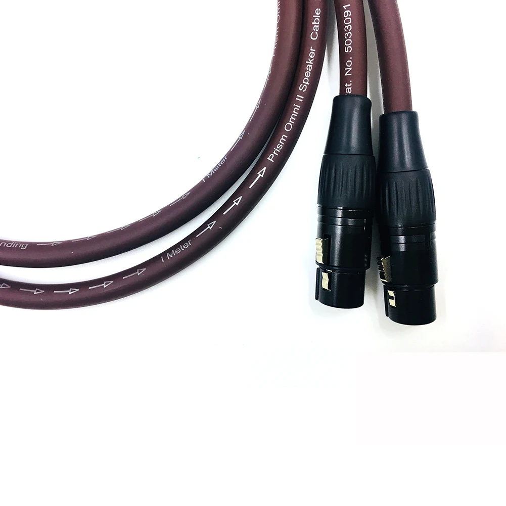 TOP-HiFi пара кабелей Nak-chi 2RCA папа на 2 XLR мама RCA соединительный аудиокабель