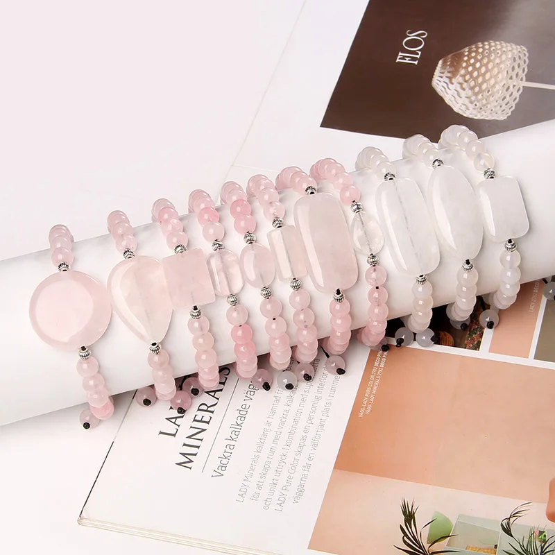 Браслет женский из натурального камня изящный лечебный браслет с бусинами