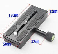 metal k120 screw adjustable clamp camera qr quick release plate for tripod monopod ball head