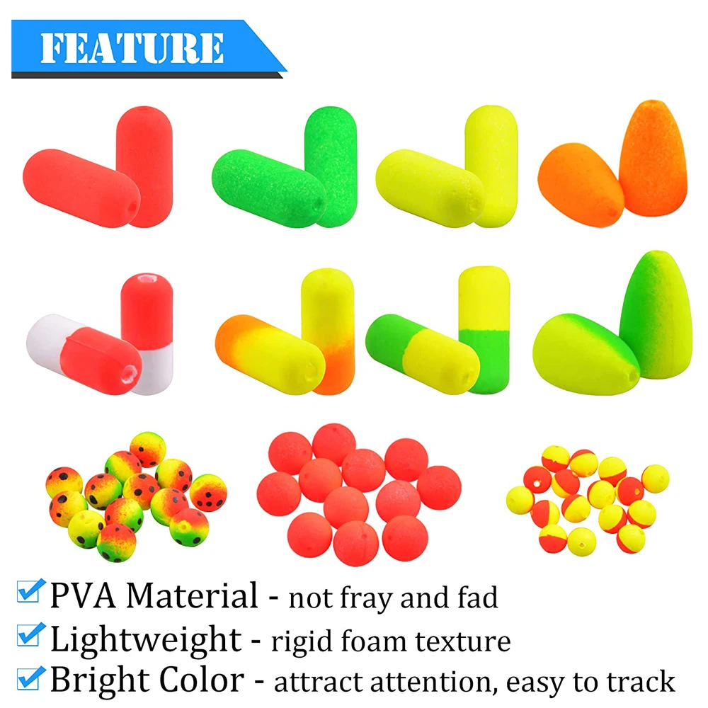 20 шт./лот пенопластовый поплавок для рыбалки Индикатор забастовки рыбалка