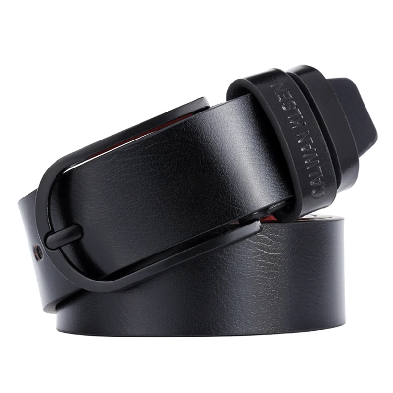 Men's Belt 2019 Belts For Men High Quality Leather Belt Men Luxury Vintage Style Pin Buckle Belts Male Waistband Cummerbund