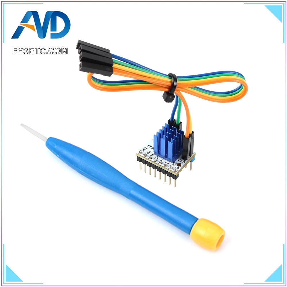 5 шт. TMC2209 v3.0 части 3D-принтера шаговый двигатель драйвер Stepsticks бесшумный драйвер 256 микрошаги ток 2.8A пик VS TMC2208