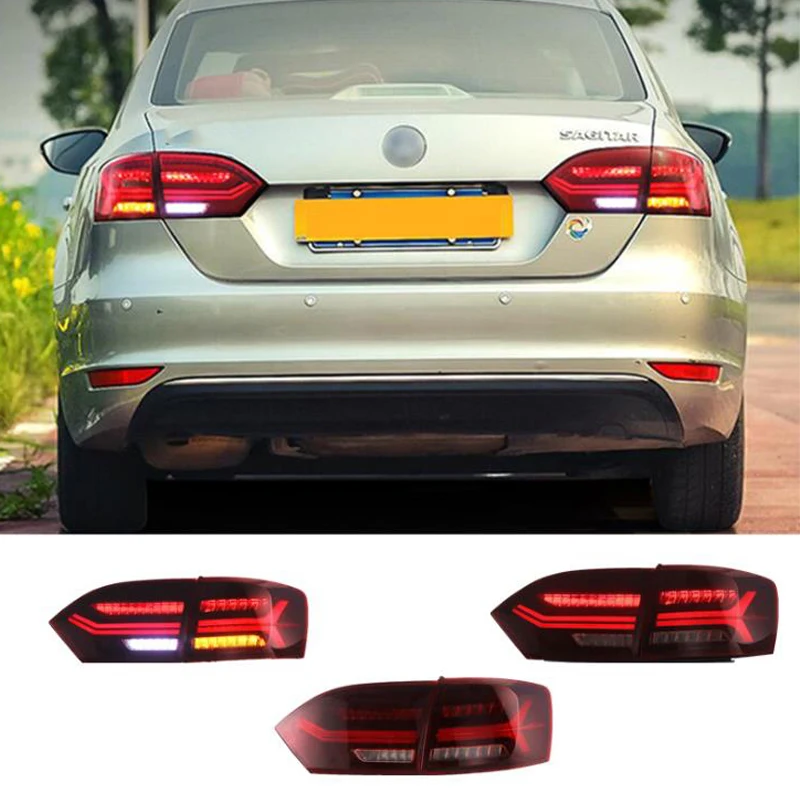 Автомобильный светодиодный задний фонарь в сборе для Volkswagen Sagitar 2011-2014