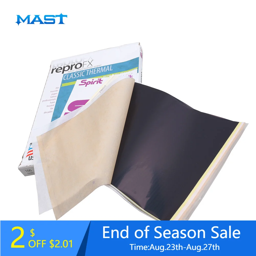 10 шт. бумажная переводная бумага для татуировок термопереводная США