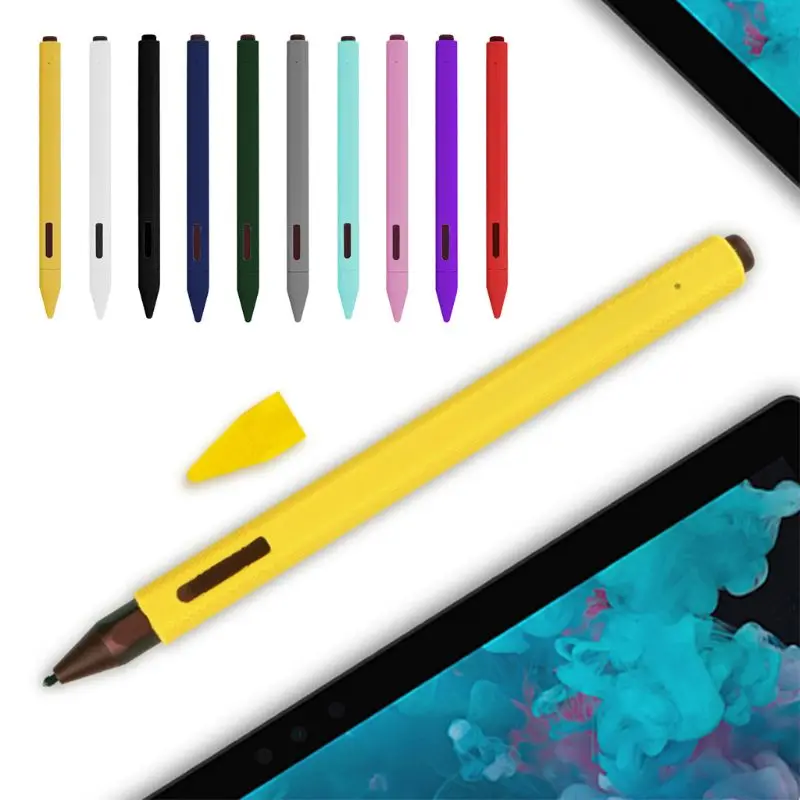 

Silicone Protective Pouch Cap Holder Nib Cover Protective case Skin for microsoft Surface Pen Stylus