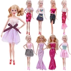 Одежда для Барби, разноцветный ремень, вечернее платье, подходит для 11,8 дюймовых Барби, 16 шарнирных кукол, 30 см, аксессуары, детские игрушки