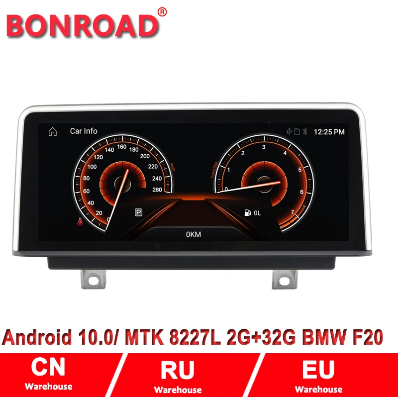 

Автомобильный мультимедийный плеер Bonroad на Android 10,0, радио для BMW 1 серии F20 2011-2014 2 серии F22 2013-2017 NBT системы 2 + 32G