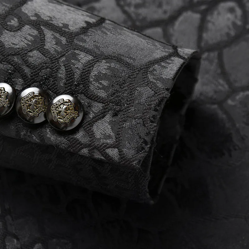 

PYJTRL Trend Male Quality Fashion Casual Jacquard Blazers Blazer Men Veste Costume Homme