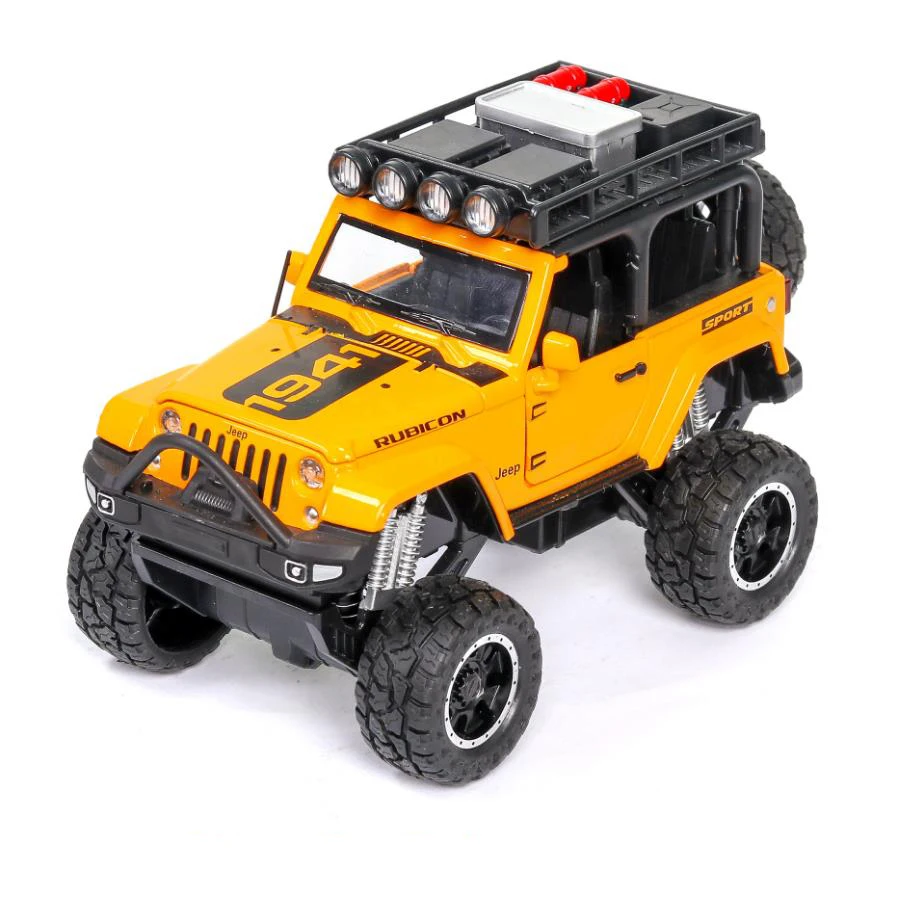 Лидер продаж масштаб 1:32 ORV big wheels Chrysler Jeeps Wrangler Rubicon 1941 металлическая модель
