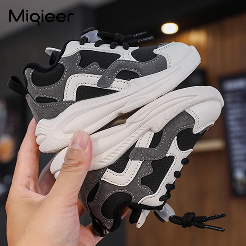 Kids Sneakers Baby Boys Girls Casual Shoes Non Slip Warm Short Plush Soft Sole Outdoor Walking Running Sports Shoes Size 21-30