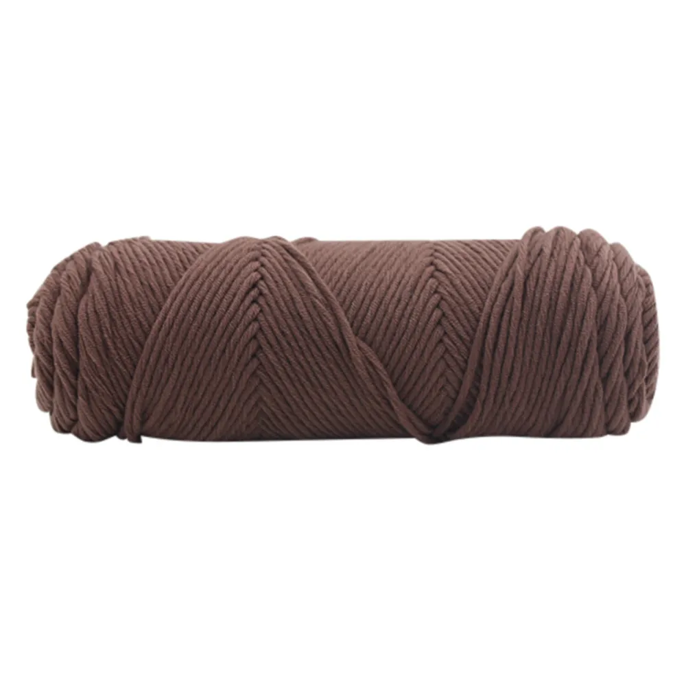 100 г чесаная мягкая детская молочная хлопчатобумажная пряжа плотная