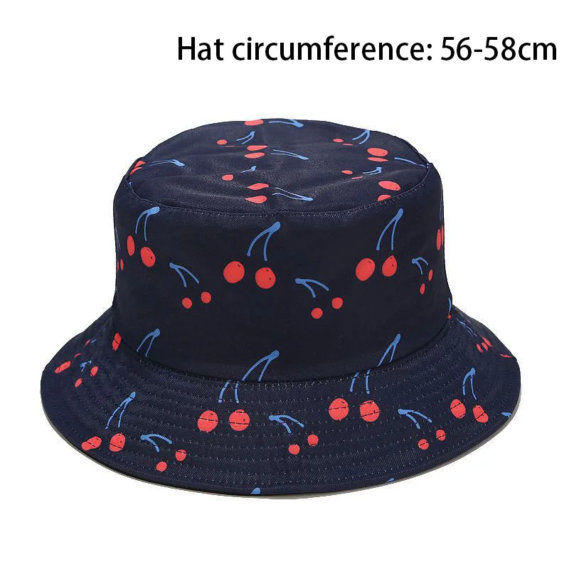 Креативные кактус трендовые шляпы с рисунком ведра черные шапки принтом вишни