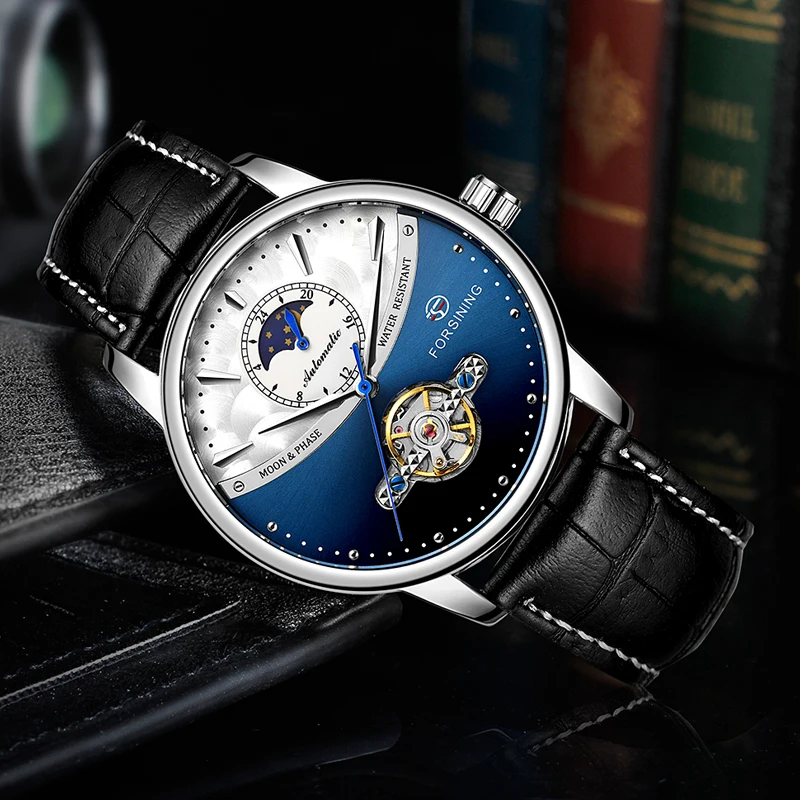 Часы наручные Forsining Мужские механические роскошные брендовые Классические