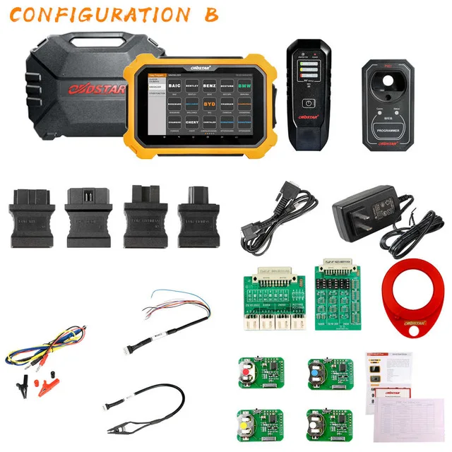 configuration B OBDSTAR X300 DP Plus ключ мастер иммобилайзер пульт дистанционного управления Программирование регулировка одометра EEPROM/PIC OBD2 диагностический инструмент - Цвет: configuration B