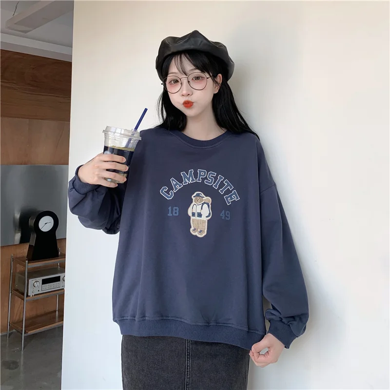 

Новый милый рюкзак с принтом медведя Real Shot Ранняя осень