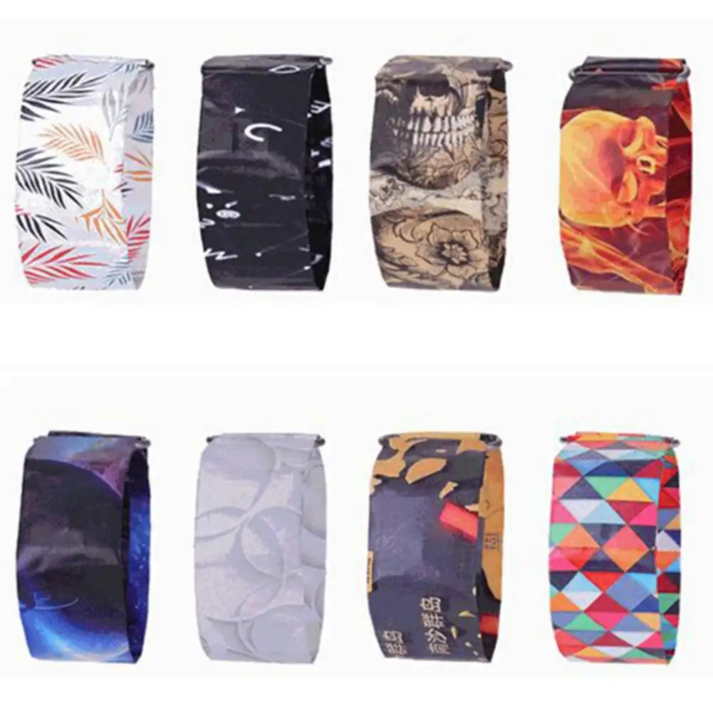 Креативный тренд бумажные часы светодиодный цифровые мужские женские