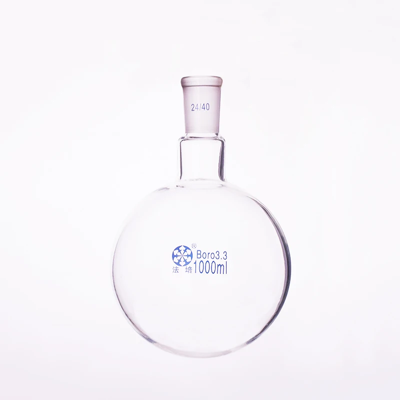 Najtaniej Kolba Okrągłodenna Z Pojedynczym Standardowym Otworem, Pojemność 1000ml I Złącze 24/40, Kolba Okrągła Z Pojedynczą Szyjką