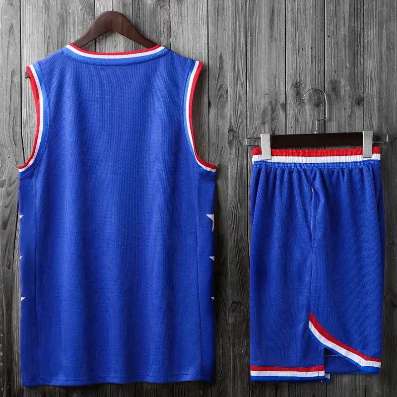 Молодежный недорогой комплект для баскетбола дышащая спортивная форма мужчин и