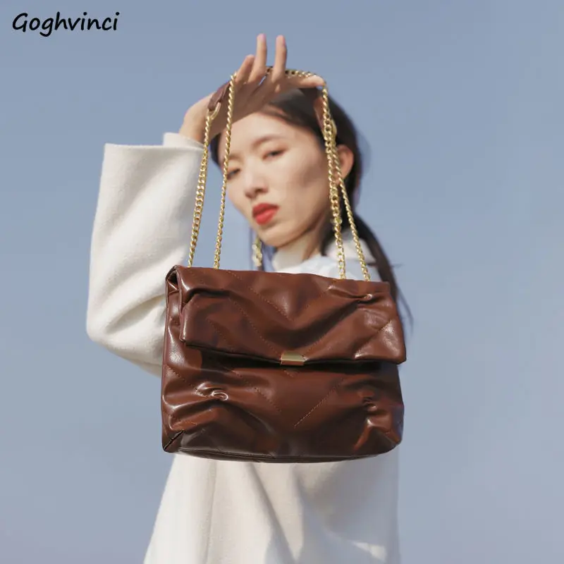 

Однотонные сумки с верхними ручками, женские плиссированные мягкие винтажные женские сумочки в стиле ретро с регулируемой цепочкой и подмы...