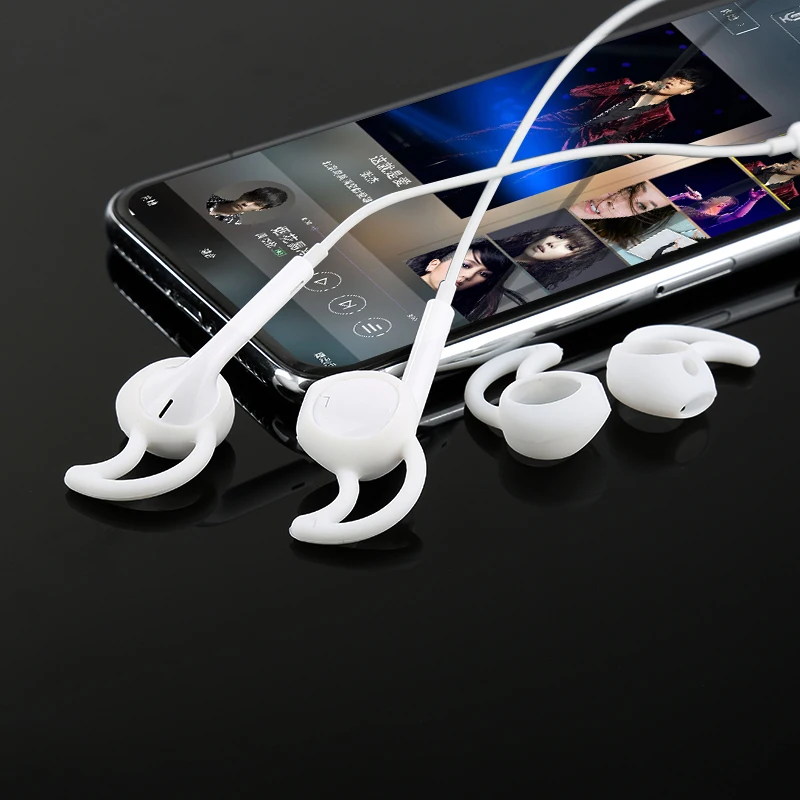 1 Pair Soft Silicone Protective Earhooks For AirPods Anti-slip Ear Hook Earphone Holders Cover Case for Xiaomi Buds Headset | Электроника