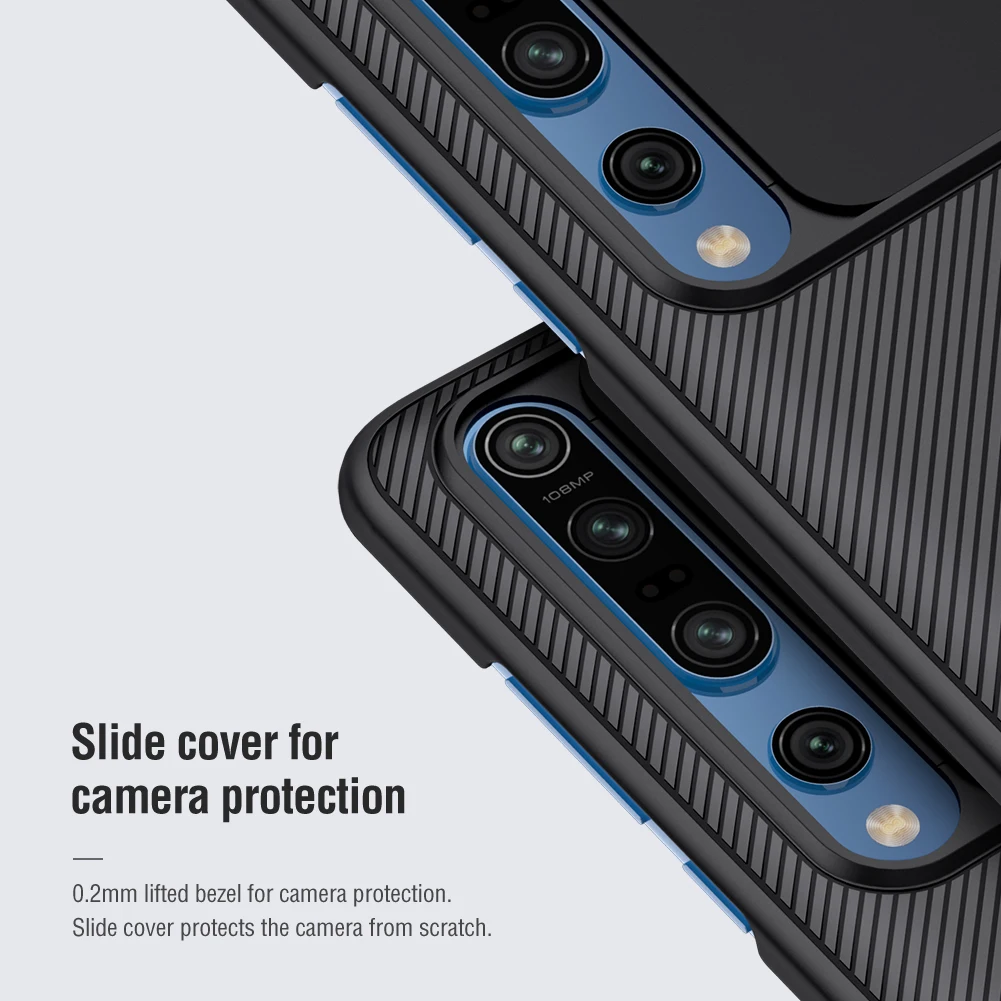 Чехол для Xiaomi Mi 10 NILLKIN CamShield крышка камеры защита конфиденциальности Классический