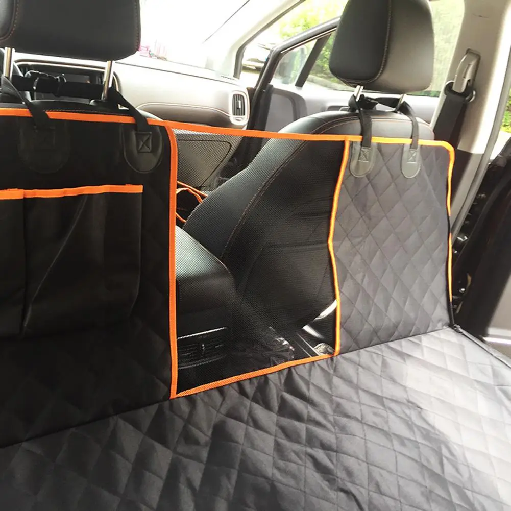 売る 防水ペット輸送犬キャリア車後部座席プロテクターマット犬でカバーしてメッシュ視覚窓車トラックsuv
