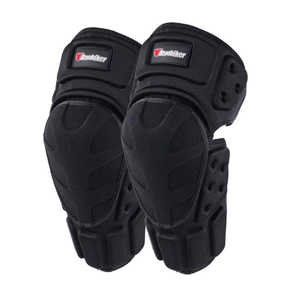 MK1008 HEROBIKER мотоциклетные наколенники Joelheira защита колен для мотокросса защита MTB Лыжная Защитная Экипировка наколенники мото наколенники Поддержка - Цвет: MK1008