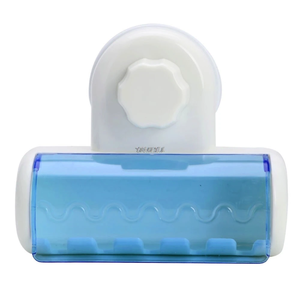 Присоска настенное крепление Ванная комната 5 позиций Зубная щётка держатель