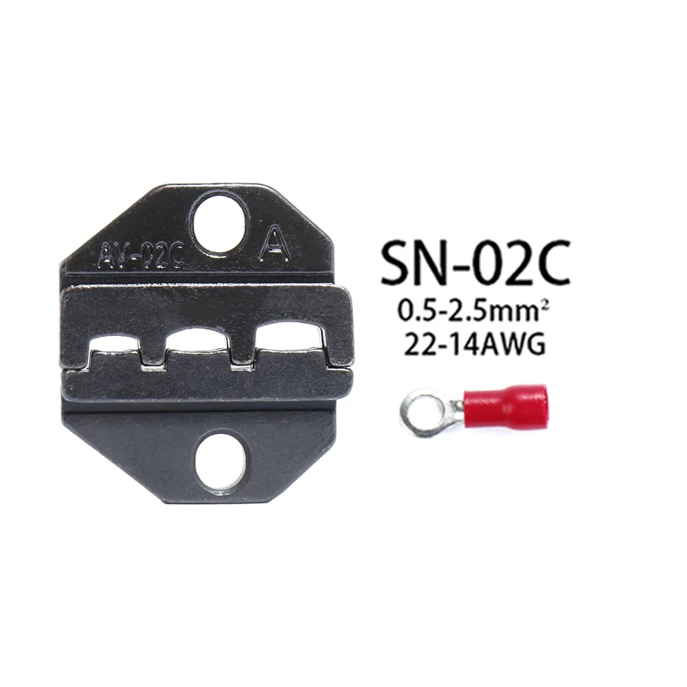 

SN-48B 02C 06WF 06 7.5Inch Cold pressing clamp Naked Terminals Crimper Connector Wire pliers Jaws Hand tool Insulated crimping