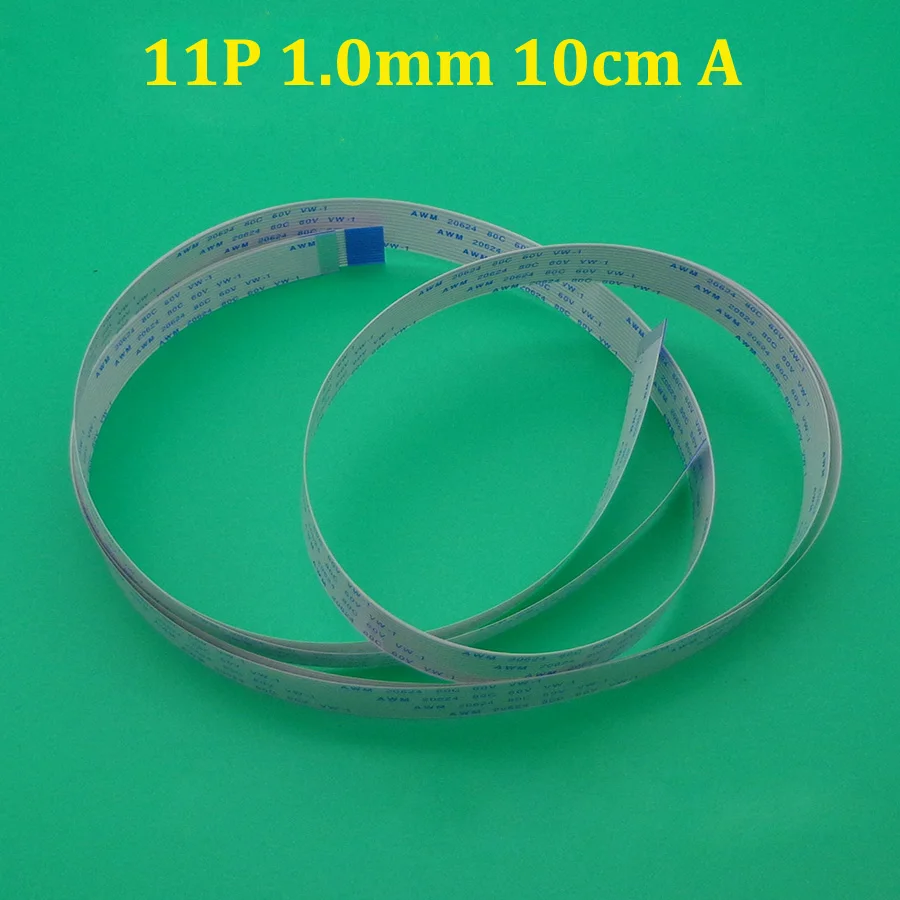 

2-10-контактный шаг 1,0 мм длина 100 мм Тип того же направления/FPC FFC Гибкий плоский кабель AWM 20624 80C 60V