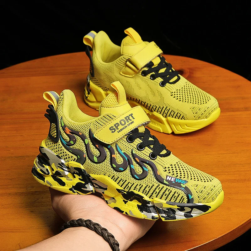 

Dazzling And Versatile Sneakers For Boy Breathable Non-Slip Sports-Entertainment Shoes Street Style Sports Shoes For Kids