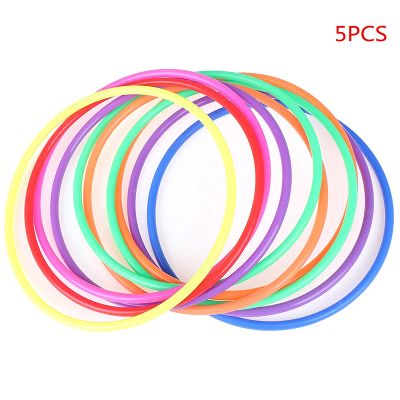5 Pcs Throwing Ring Game Educational Funny Circle Toy Kids Children Gift Outdoor Games Plastic | Игрушки и хобби
