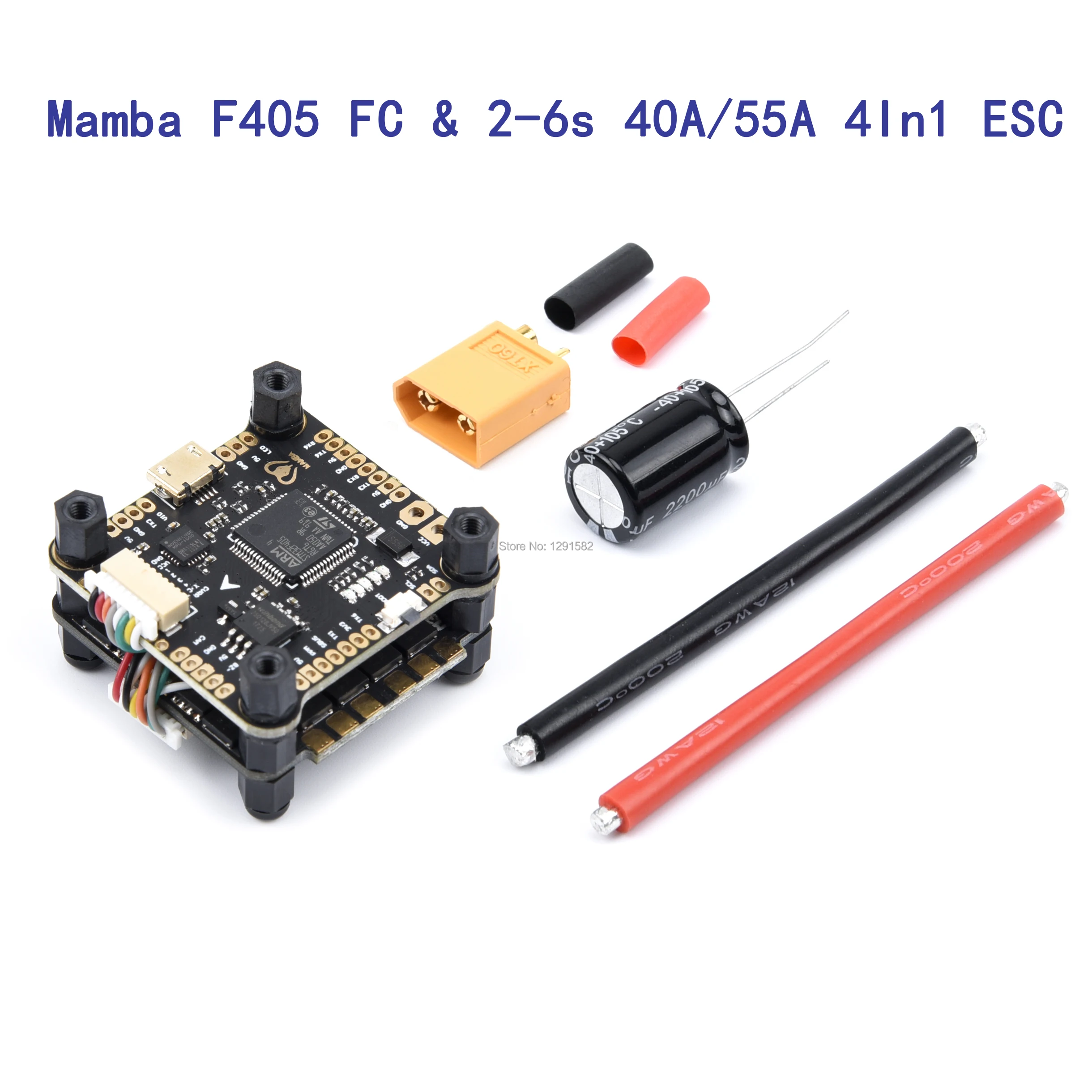 Контроллер полета Mamba F405 и 3-6s 35A 4 в 1 ESC BLHeli32 и 2-6s 40A/55A 4 в 1 ESC BLHeli_S бесщеточный ESC поддержка Dshot