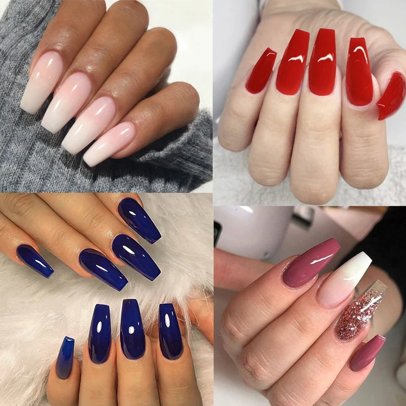 Накладные ногти для маникюра 100 шт./кор. 600 шт./пакет|fake nails art tips|tips naturalnail tips |