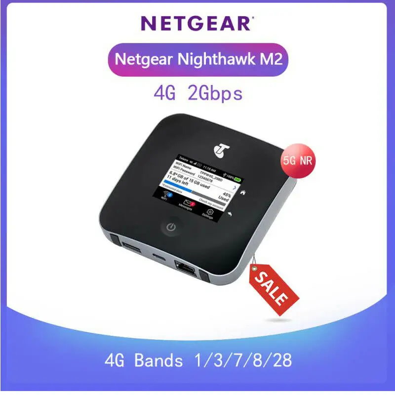 Netgear Nighthawk M2 MR2100 cat20 4GX Gigabit 4G 2Gbps 5CA Mobile|3G/4G роутеры| |
