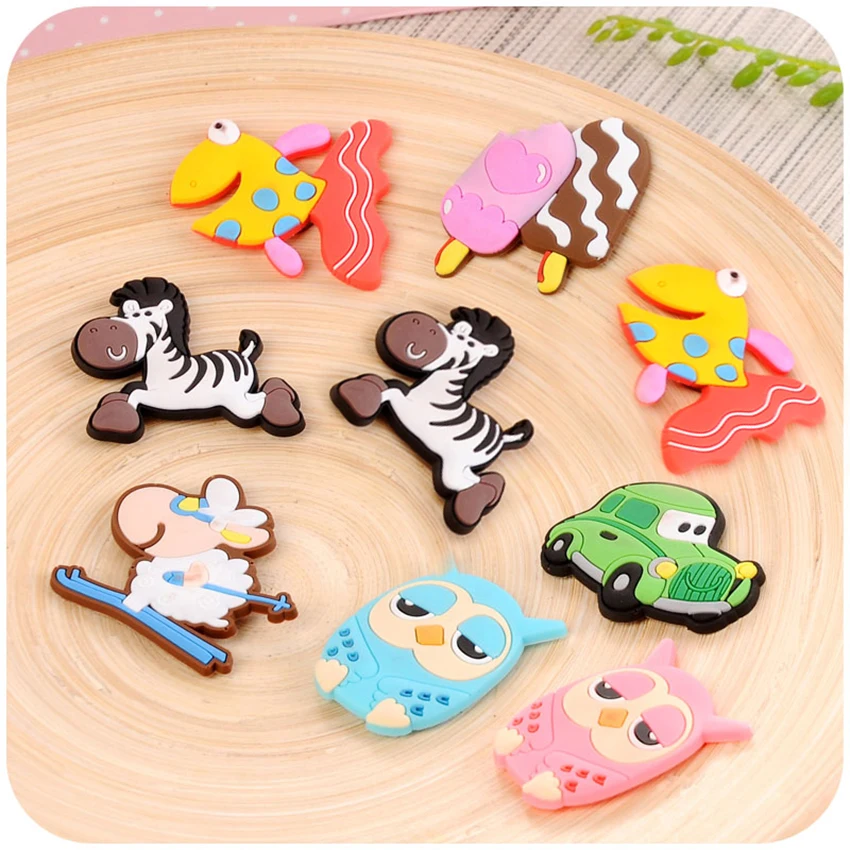 Креативный магнит на холодильник мультяшная Милая белая черная доска