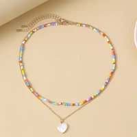 shell beaded fashion necklace girl gift chain choker pendant jewelry