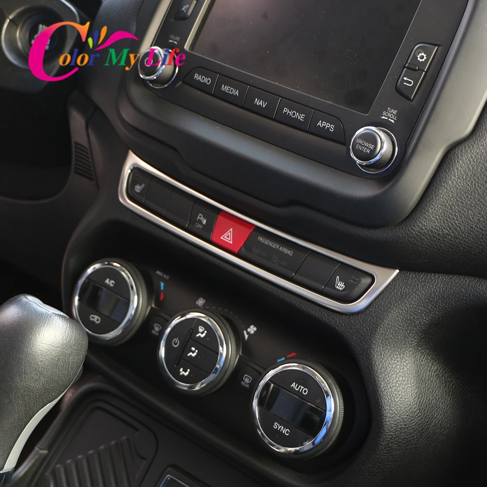 Автомобильные аксессуары подходят для JEEP Renegade 2014 2020 авто Интерьер аварийные огни