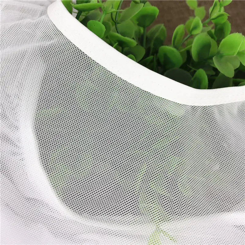 Женский слитный купальник ZPDWT белый сетчатый с бантом монокини глубоким вырезом