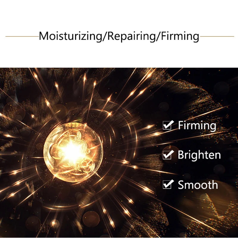 Эссенция для кожи вокруг глаз с гексапептидом и 24K золотом глубокое увлажнение