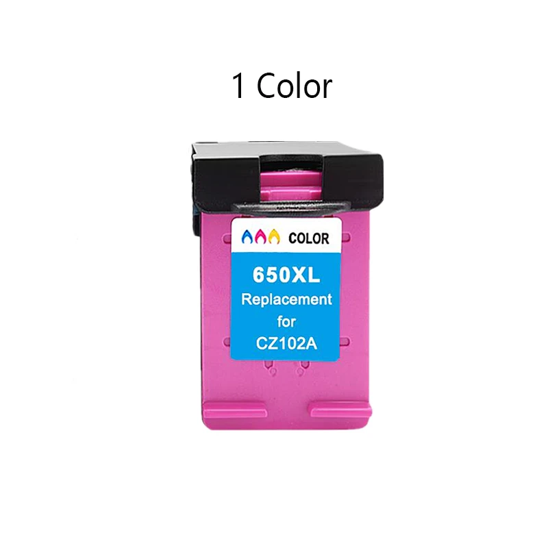 

ASW 650XL Compatible Ink Cartridge Replacement for HP 650 XL for HP Deskjet 1015 1515 2515 2545 2645 3515 3545 4515 4645 printer
